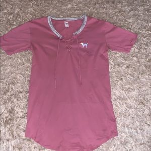 pink sleep shirt